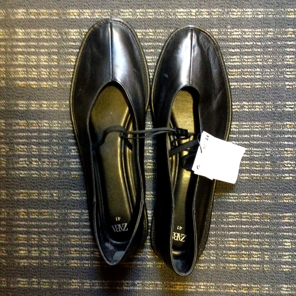 Zara ballet flats new with tags